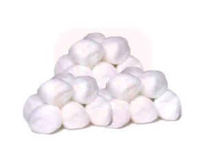 Algodão em Bolas Brancas