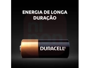 Pilha MINI Alcalina MN21 / A23 12v - 2 UN - Duracell 21/23