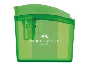 Apontador com Deposito Clickbox Verde - Faber-Castell