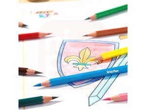 Lápis De Cor Evolution Com 24 Cores Sextavado