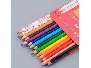 Lápis de Cor 12 Cores Jumbo + 2 Grafite – Faber-Castell 